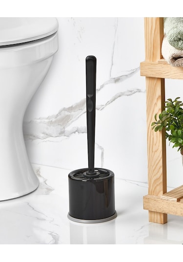 Wc Tuvalet Fırçası Seti Siyah