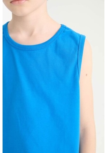 Defacto Erkek Çocuk Bisiklet Yaka Atlet F0693a825hsbe64 Mavi Defacto Erkek Çocuk Bisiklet Yaka Atlet F0693a825hsbe64 Mavi