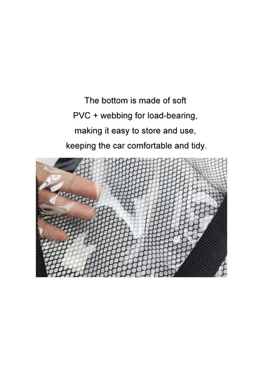 Cbtx Suv Tavan Saklama Ağı Araba Çatı Mesh Saklama Çantası 3 Saplı Modellere Uygun, Özellikler: Şeffaf Pvc+takviye Dokuma