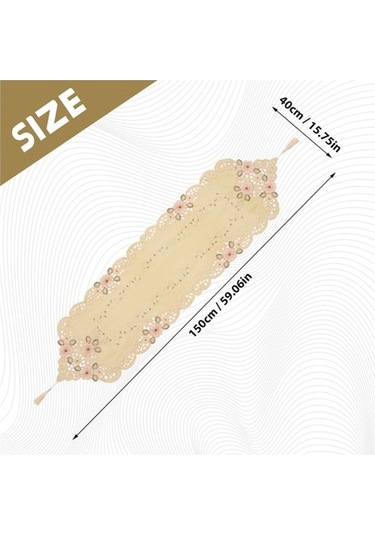 Ulzyvf Örtüsü Masa Masa İşlemeli Havlusu Ev Dikdörtgen Diğer Dekorasyonu Zc Diğer