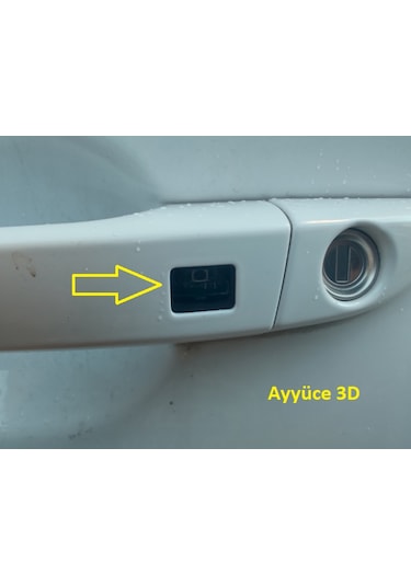 Ayyüce3d,hyundai Tucson Kapı Kolu Yedek Düğmesi 2016 Kasa, Siyah
