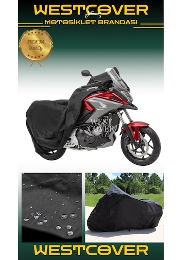 Bajaj Dominar 400 Arka Çanta Uyumlu Siyah Motosiklet Brandası,örtüsü