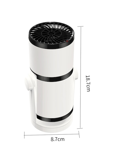 Araba Isıtıcısı 12v/150W Kış Isıtıcısı Araba Buz Çözücü Katlanabilir 360 Dönebilen Elektrikli Isıtıcı