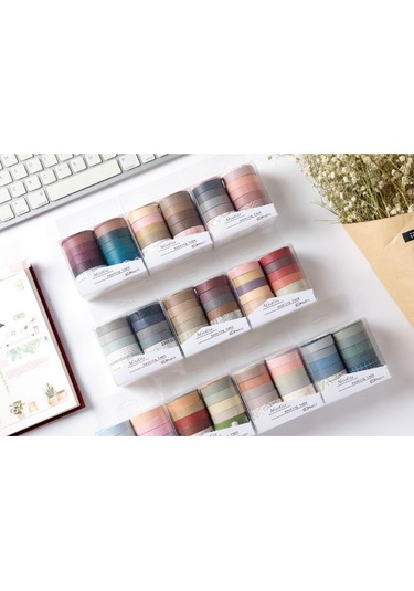 Xindoker Japon Kağıdından 2 Metre Bant, 10'lu Paket, Hafif Ve Kullanışlı Tasarım