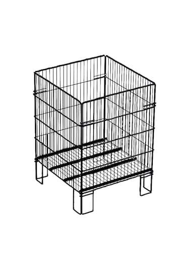 2 Adet 53x53 Cm Siyah Portatif Havuz Sepet, Teşhir, Sepeti
