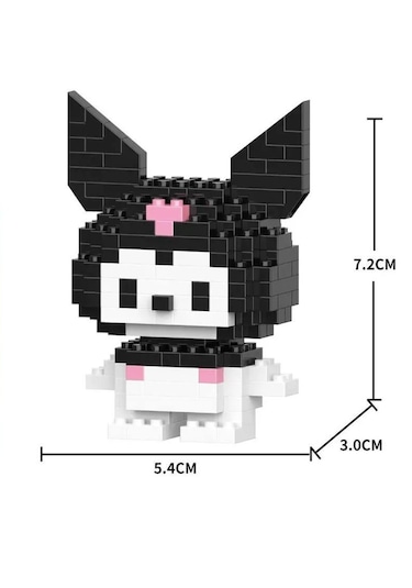 Bricks 3d Puzzle Yapı Blokları Seti - Mini Kuromi