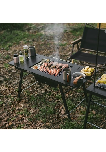 Naturehike Multifunctional Barbecu Katlanır Masalı Siyah