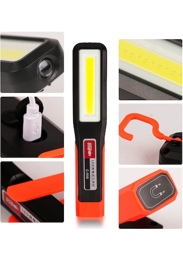 Tarez G-998 Mıknatıslı Tamirci El Feneri