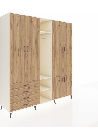 Kronos Dolap 14 Raflı 4 Çekmeceli Tek Askılı 220x59x243 Aytaşı-çam/çam Atlas Çam/atlas Çam Kronos Dolap 14 Raflı 4 Çekmeceli Tek Askılı 220x59x243 Aytaşı-çam/çam Atlas Çam/atlas Çam