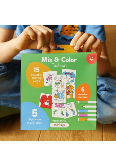 Moritoys Mix And Color - Fashion - Karıştır Renklendir Moda Puzzle