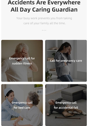 Mufunye Tuya Acil Sos Düğmesi Sos Yaşlı Çağrı Cihazı Wifi Ağ Geçidi Sesli Uyarıcı Bakıcı Çağrı Cihazı Yaşlı