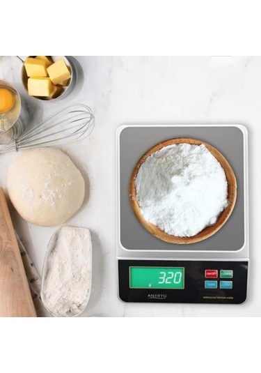 Suntek Su Geçirmez Dijital Mutfak Terazisi Lcd Ekran Yüksek 6kg 0.5g