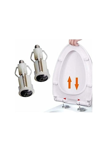 Adet Tuvalet Kapağı Genişletme Vidaları Tuvalet Kapağı Bağlantı Elemanları Klozet Kapağı Vidaları Sabitleme S Diğer