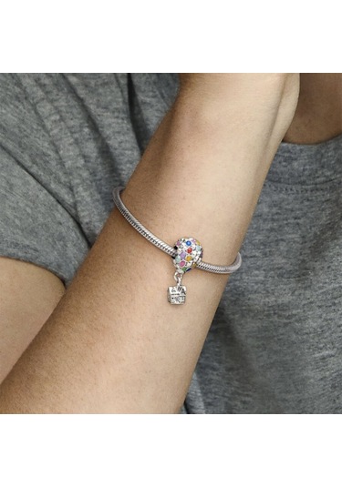 Nur Silver Adventure Balon Gümüş Charm - NUR-CM00087