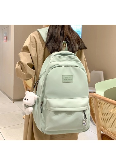 Vktech5'li Set Kawaii Kız Sırt Çantası - Okul, Seyahat Ve Kitap Taşıma Çantasıwhıte Whıte