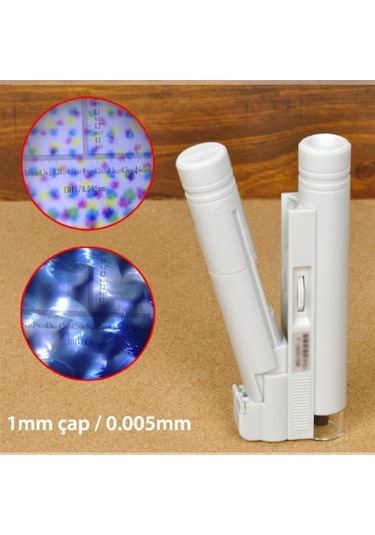 Bm100x Işıklı Mikroskop Büyüteç 100x
