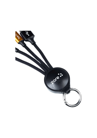 Goocamp Siyah Oks 3 İn 1 Usb Kablo