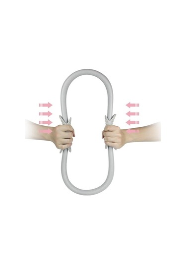 Ganzhoushop Uyluk Suntek Ring Kolay Pilates İç Gri Gri Esnek Egzersiz Circle Zm Gri