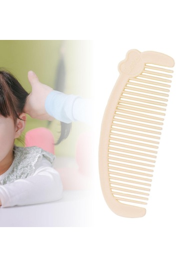 Suntek Cep Saç Tarağı Kız Berber Dükkanı Kuaförlük Krem