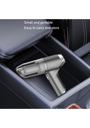 Suıtu St-6671 Kablosuz Araç Elektrikli Süpürge Küçük El Üfleme Ve Emme Çift Kullanım, Stil: Temel Model Siyah