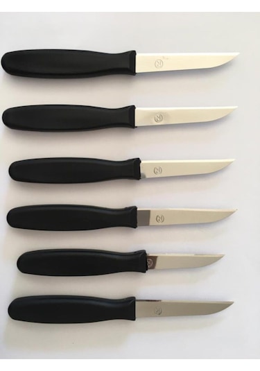 Rooc Myv-06 6 'lı Meyve Bıçağı Siyah Siyah