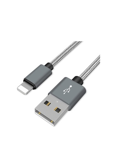 Ally Apple iPhone Uyumlu iOS 3.0A Hızlı Şarj Halat Usb Kablo 20Cm (324799018)