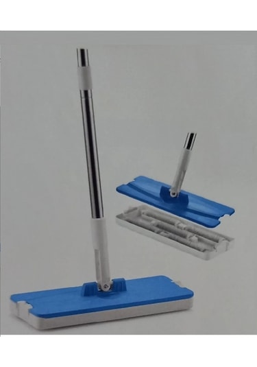 Stepy Flat Broom Set Gırgır Seti Beyaz - Mavi