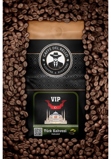 Caffe Del Bello Kakuleli Öğütülmüş Vip Türk Kahvesi 1 KG