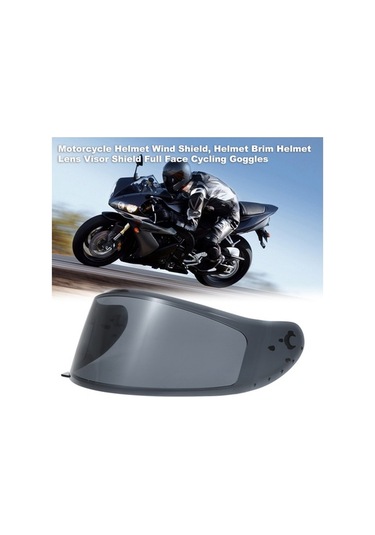 Pazly Yüksek Performanslı Motosiklet Kaskı Rüzgarlık Ve Vizör - Uv, Dayanıklı Cam, Kullanışlı