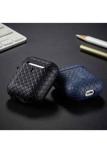 Springsun Hafif Ve Şok Emici Tpu Kılıf - Airpods 1/2 İçin Renkli Koruma Kılıfı Kırmızı