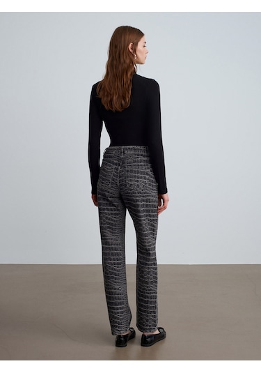 Dilvin 72095 %100 Pamuk Straight Jean-antrasit Antrasit