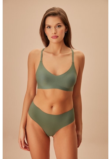 Suwen Invisible Soft Sütyen Sw5985187 Haki