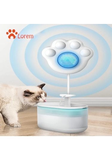 Hpy Pazar Pati Sensörlü Hareket Algılayıcılı Kedi Su Fıskiyesi Modülü Wf060 İçin