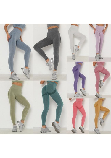 Wezone Kadınlar İçin Esnek, Hızlı Kuruyan Yoga Ve Spor Taytları Açık Gri