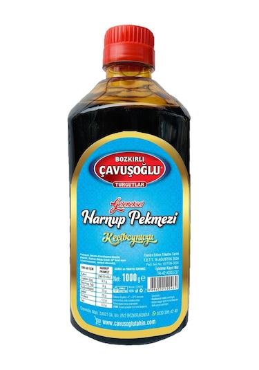 Bozkırlı Çavuşoğlu Harnup Keçiboynuzu Pekmezi 1 KG