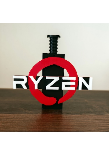 Ayarlanabilir Ekran Kartı Tutucu Ryzen Logolu