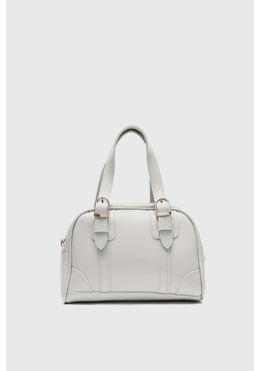 Shule Bags Peggy Oval Çapraz Çanta Krem Krem