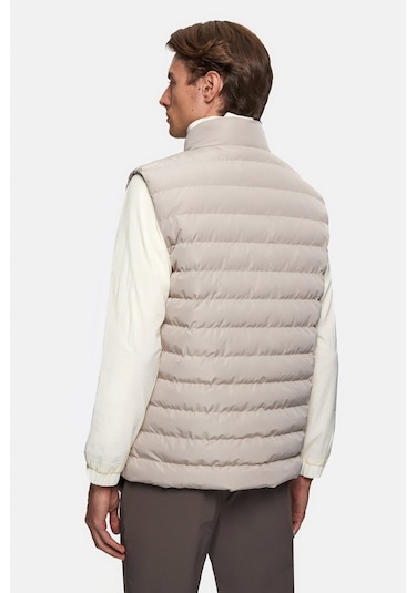 Twn Slim Fit Taş Düz Yelek Mont 5ecy705015033 S01