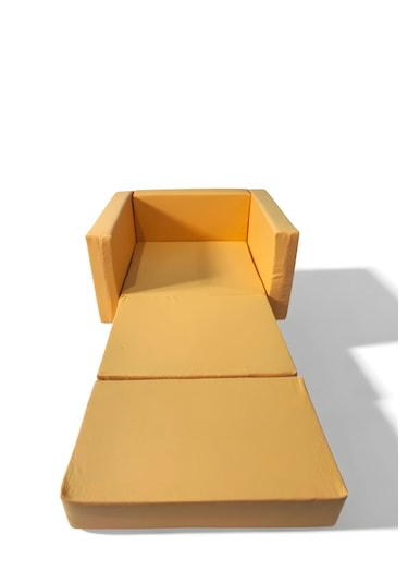 Katlanır Yer Yatağı - Çocuk Koltuğu - Bebek Yatağı 0-5 Yaş Sarı