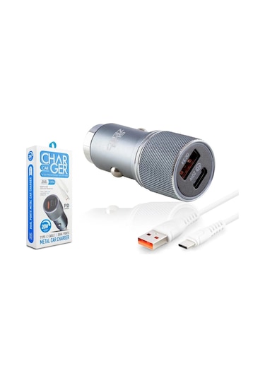 Subzero Cr94 20w 3.4a Hızlı Pd Usb Çıkışlı Type-c Araç Şarj Aleti