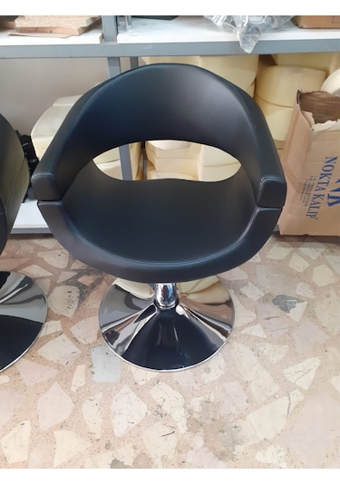 Hidrolikli Yuvarlak Taban Kauför Makyaj Koltuğu