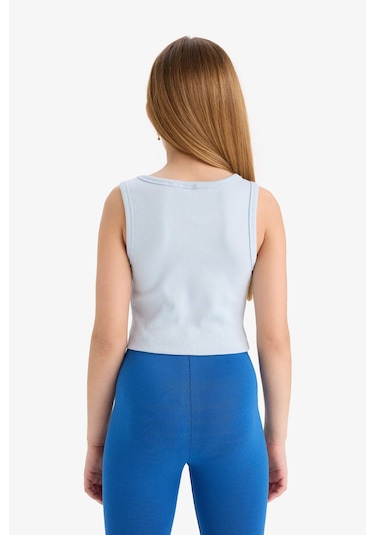 DeFacto Kız Çocuk Bisiklet Yaka Basic Düz Atlet D9097A825HSBE343