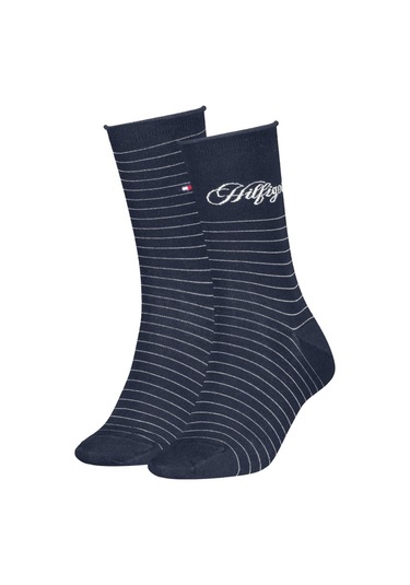 Tommy Hilfiger Th Women Sock 2p Hılfıger Strıpe Kadın Beyaz Çorap - S701236455