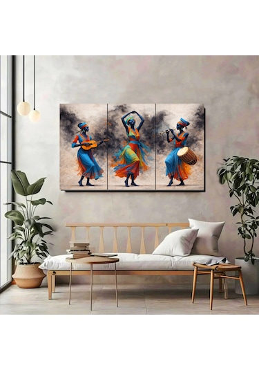 Müzik & Dans Temalı Modern Kanvas Tablo