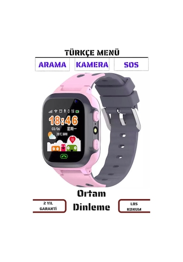 Twox Yeni Nesil Kameralı Akıllı Takip Çocuk Saati (İthalatçı Garantili)