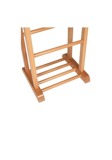 İki Tepeli Dilsiz Uşak Açık Kahverengi Masif Ahşap Palto Ceket Açık Kahverengi