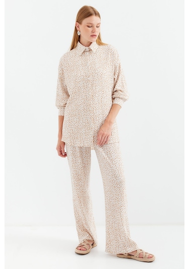 Bigdart 5858 Örme İkili Takım - Y.bej 001