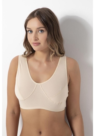 6 Lı Paket Özlem Bayan Yarım Atlet Sütyen 1405