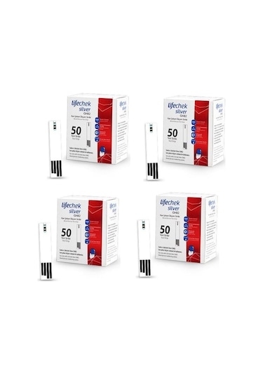 Lifechek Silver GH82 Ölçüm Stribi 50'li 4 Adet