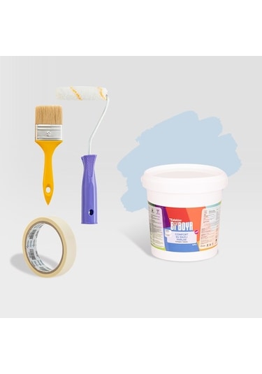 Bi Boya Yazlık Yenileme Seti Ahşap Ve Metal Boyası 0.75 L Atlas